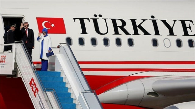 Turkish President Recep Tayyip Erdogan and first lady Emine Erdogan