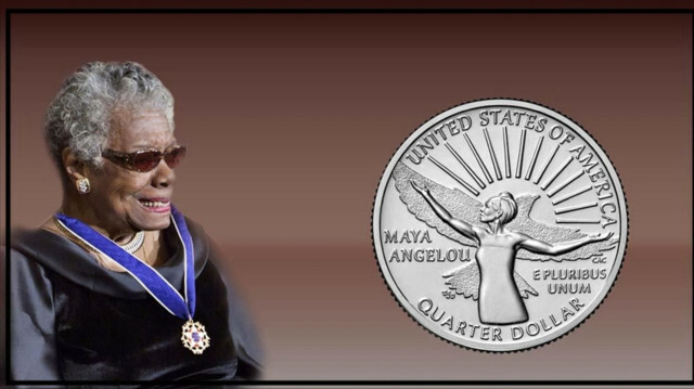 Maya Angelou, an African-American poet and civil rights activist