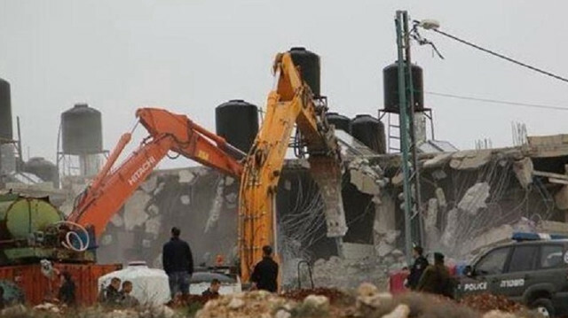 Israel razes 11 Palestinian structures in West Bank | Politics