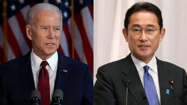 US President Joe Biden and Japanese Prime Minister Kishida Fumio