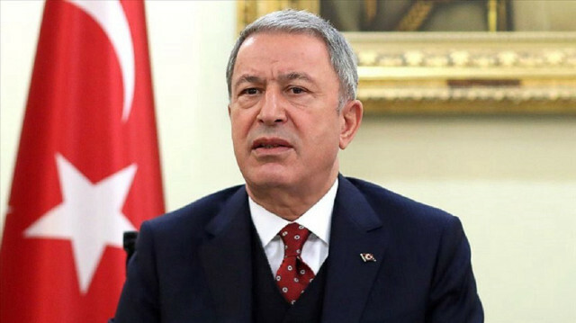 Turkey's defense minister Hulusi Akar 