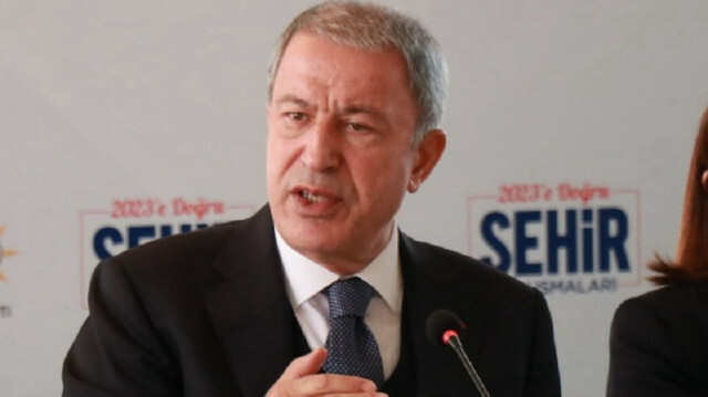 Türkiye's defense minister Hulusi Akar