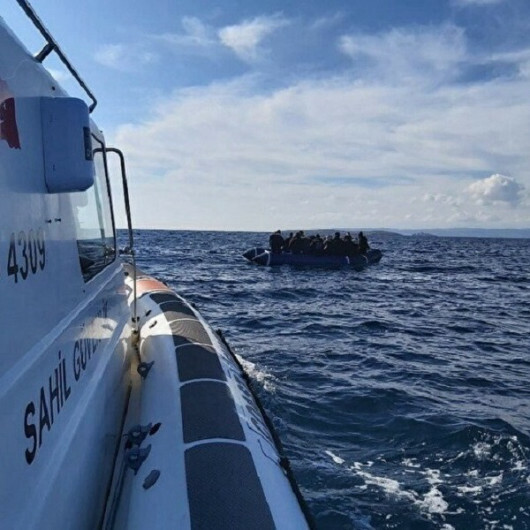 Türkiye rescues over 50 irregular migrants illegally pushed back by Greece