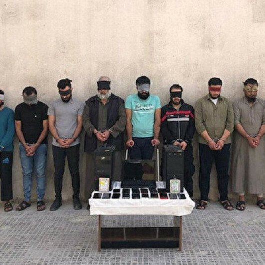 Nine Daesh terrorists captured in al-Bab, northern Syria