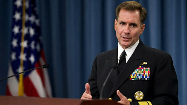 US National Security Council Coordinator for Strategic Communications John Kirby 