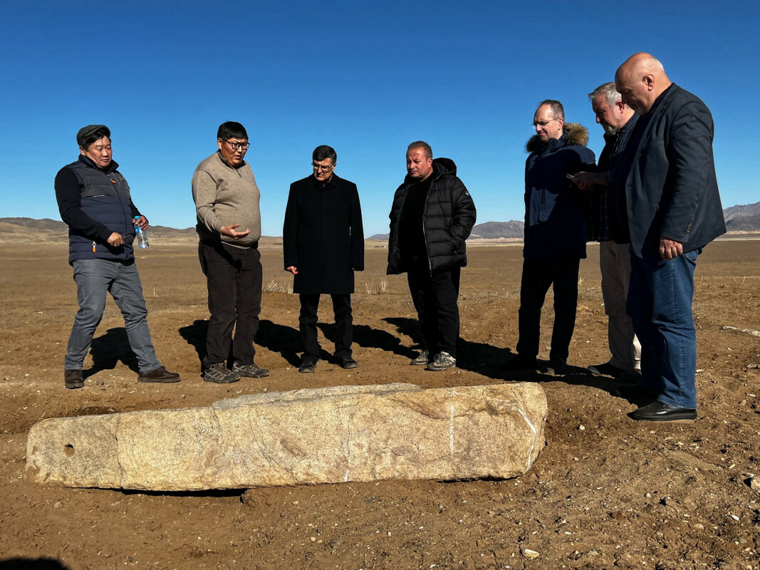 Joint Turkish-Mongolian delegation on the trail of Turkic History in Orkhon Valley