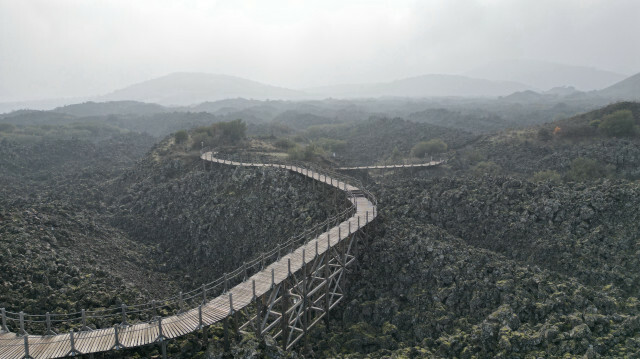 Le géoparc mondial de l'UNESCO Kula-Salihli dans le district de Kula à Manisa /AA