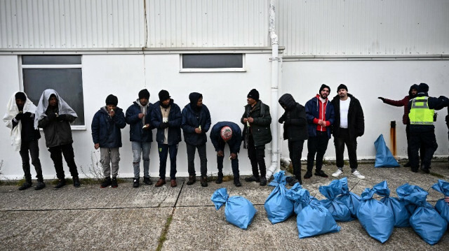 Des migrants interceptés par les gardes-côtes / Ben Stansall / AFP