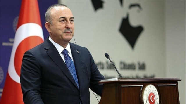 Le ministre Turc des Affaires Etrangères, Mevlut Cavusoglu - Agence Anadolu