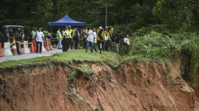 Glissement de terrain meurtrier en Malaysie @Arif Kartono / AFP