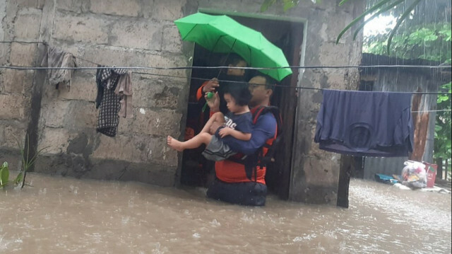 Les Philippines sont touchées par la mousson @Handout / Philippine Coast Guard (PCG) / AFP 