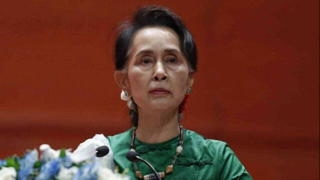 Myanmar’s former leader Aung San Suu Kyi 