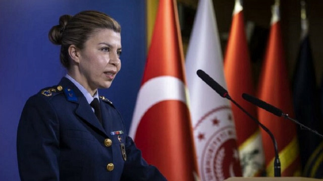Turkey's National Defense Ministry spokeswoman Maj. Pinar Kara