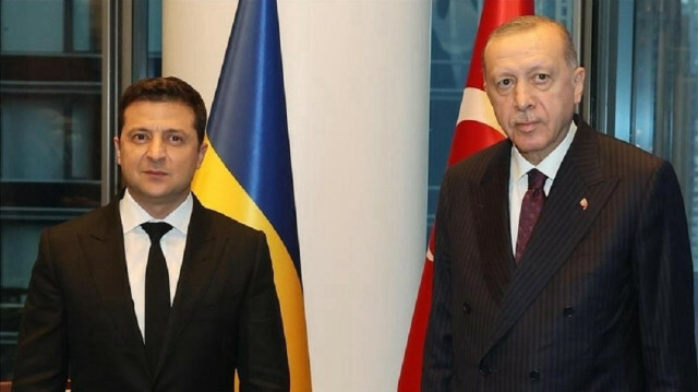 Ukrainian President Volodymyr Zelensky and Turkish President Recep Tayyip Erdogan