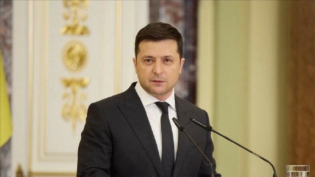 Ukraine's President Volodymyr Zelensky 