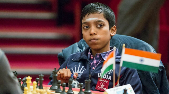 Indian chess prodigy Rameshbabu Praggnanandhaa