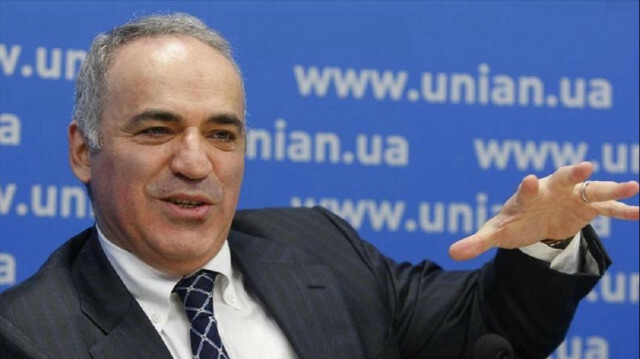 Russian chess grandmaster Garry Kasparov