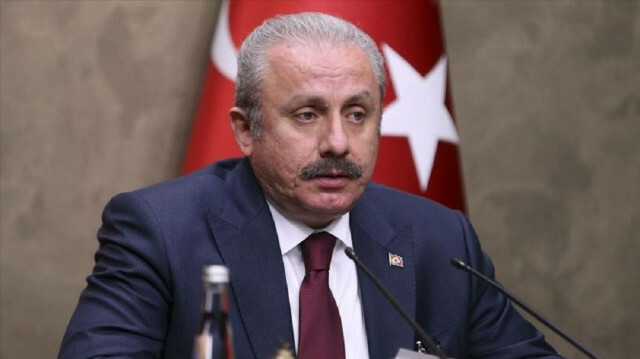 Turkey's parliament speaker Mustafa Sentop 