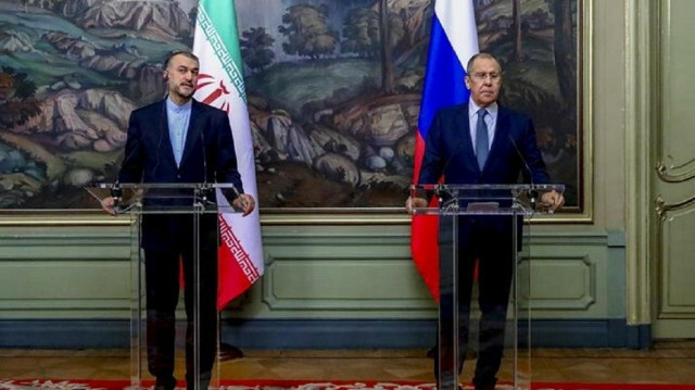 Foreign Minister Sergey Lavrov and his Iranian counterpart Hossein Amir-Abdollahian