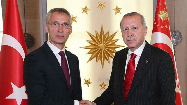 NATO Secretary-General Jens Stoltenberg and Turkish President Recep Tayyip Erdogan