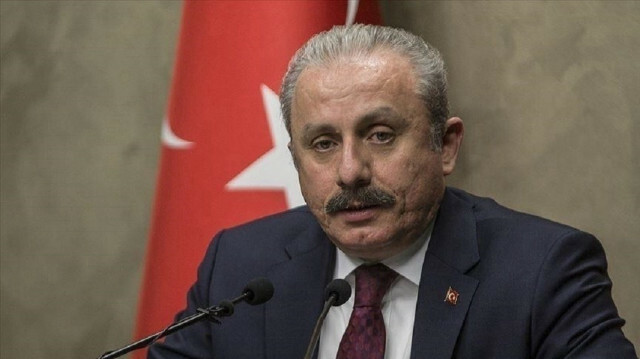 Turkish parliament speaker Mustafa Sentop 