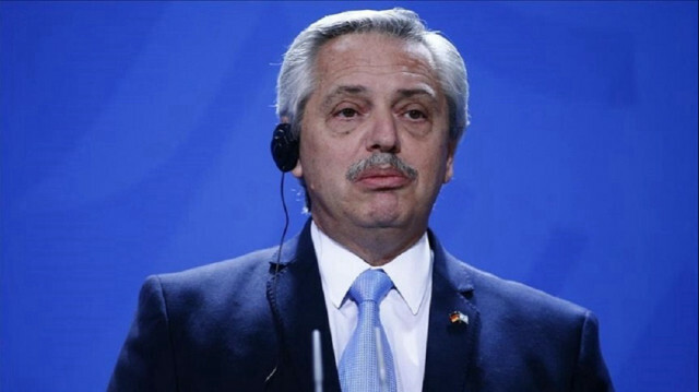 Argentine President Alberto Fernandez