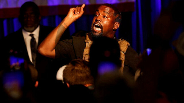 American rapper Kanye West