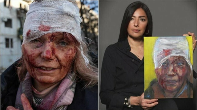 Symbolic painting of Russia-Ukraine war sold for $100,000