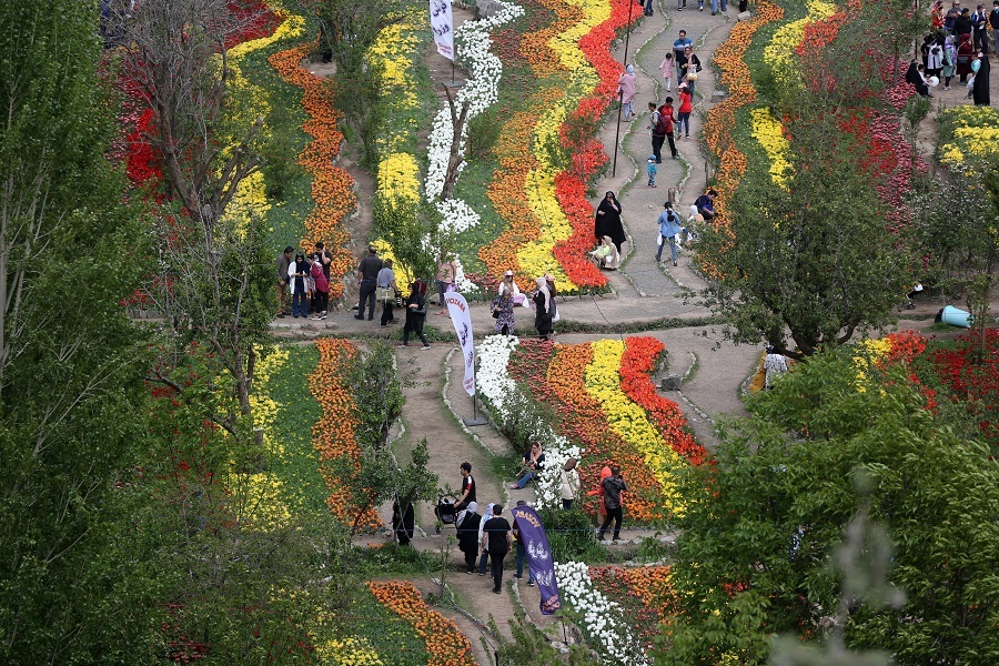 2 million flowers: Iranians delight as vibrant Asara Tulip Festival kicks off