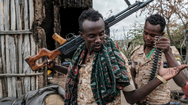 Des membres des forces spéciales Afar, région du Tigray, Éthiopie, le 09 décembre 2020.
@EDUARDO SOTERAS / AFP 