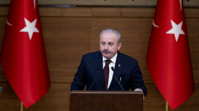 Le président de l'Assemblée nationale de Türkiye, Mustafa Sentop. @ AA