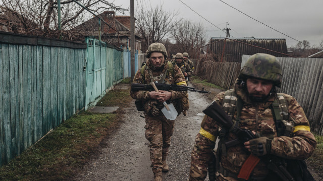 Activité militaire de l’armée ukrainienne dans la région de Donetsk à l’est de l’Ukraine. @ AGENCE ANADOLU