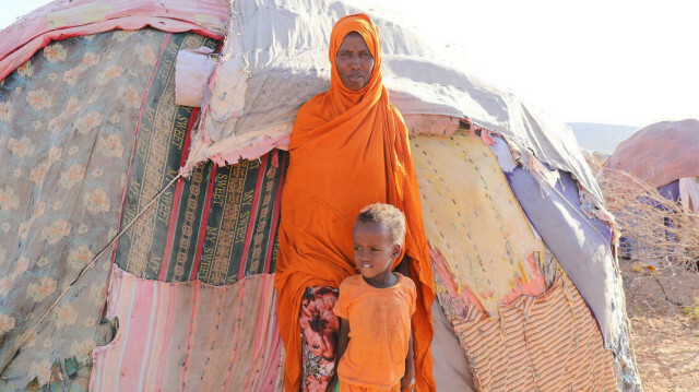 Famille déplacée à cause de la sécheresse Crédit Photo : Seifu Asseged / Save the Children