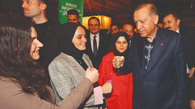 Cumhurbaşkanı Tayyip Erdoğan Muğla Fethiye’de gençlerle bir araya geldi. 