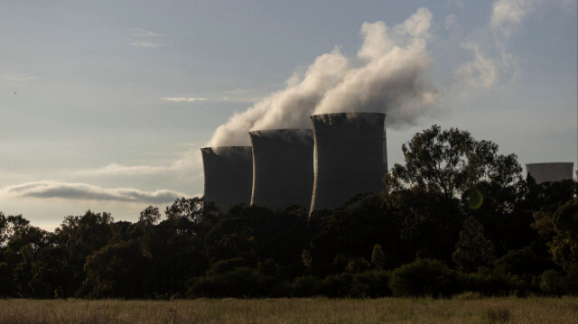 Eskom situé à Grootvlei/ Afrique du Sud/ @GUILLEM SARTORIO / AFP 