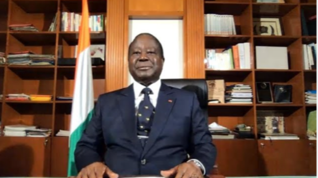 Le président du Pdci, l’ancien chef d’Etat Henri Konan Bédié @APANEWS