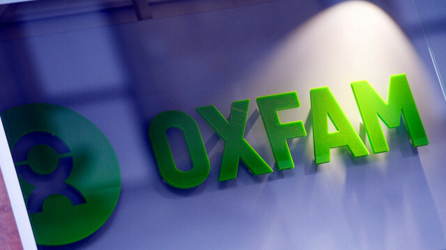 Logo d'Oxfam International, confédération d'une vingtaine d'organisations caritatives indépendantes à travers le monde. Crédit photo : ANDY BUCHANAN / AFP