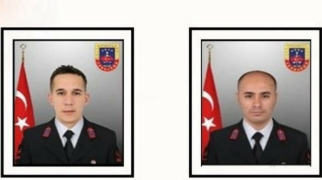 Şehit jandarma uzman çavuşlar Eren Öztürk ve Yasin Eroğlu.