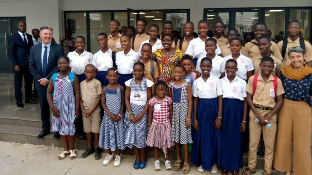 Inauguration de la plateforme à la Direction des examens et concours, au Plateau, le centre des Affaires d’Abidjan. Crédit photo: APANEWS