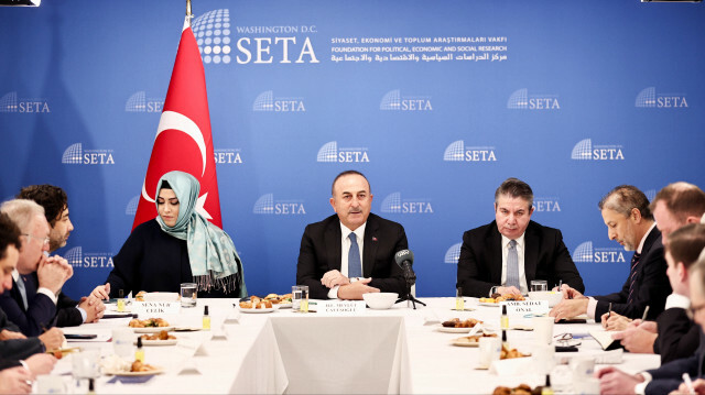 Bakan Çavuşoğlu, ABD'de SETA Vakfı’nın düzenlediği etkinliğe katılarak konuşma yaptı.

