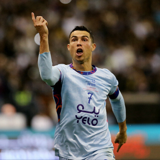 Cristiano Ronaldo Arabistan'daki ilk maçında şov yaptı