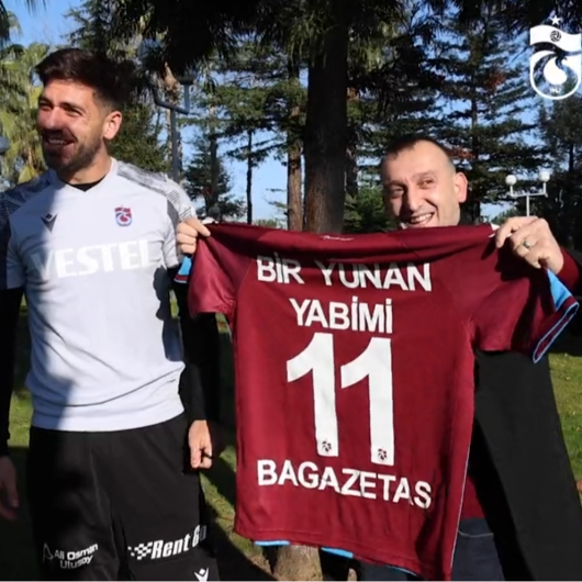 Trabzonspor taraftarı hayranı olduğu Bakasetas ile buluştu