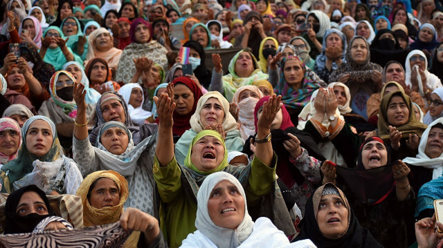 Les populations musulmanes du Cachemire opprimées par l'occupation indienne @Faysal Khan/AA