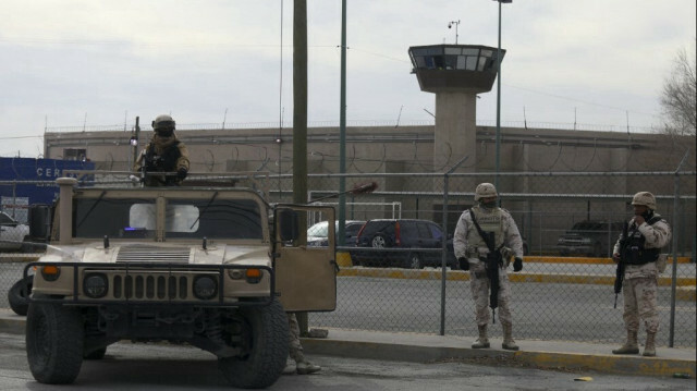 L'armée mexicaine sécurise le site de la prison de Ciudad Juarez @HERIKA MARTINEZ / AFP