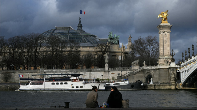 Les bords de la Seine face au Grand Palais à Paris, le 11 janvier 2023. Crédit photo : 
EMMANUEL DUNAND / AFP