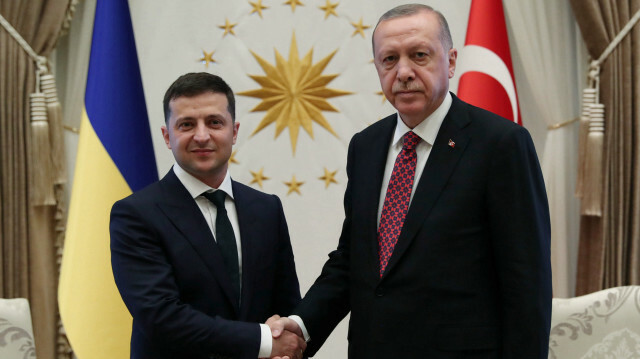 Volodimir Zelenskiy - Cumhurbaşkan Recep Tayyip Erdoğan