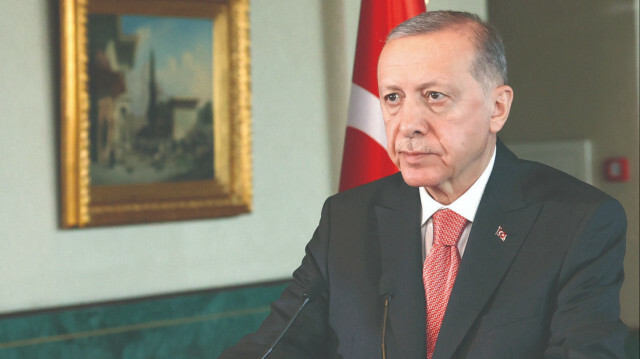 Cumhurbaşkanı Erdoğan, Cumhurbaşkanlığı Külliyesi’nden Amasya Badal Tüneli Açılış Töreni’ne canlı bağlantı ile katıldı.