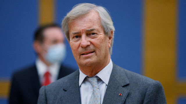 Vincent Bolloré, homme d'affaires français. Crédit Photo: Thomas SAMSON / AFP 