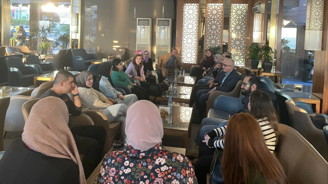 Les diplômés libanais en turcologie se sont réunis à Beyrouth lors d'un événement organisé par l’Institut turc, Yunus Emre. Crédit photo: AGENCE ANADOLU