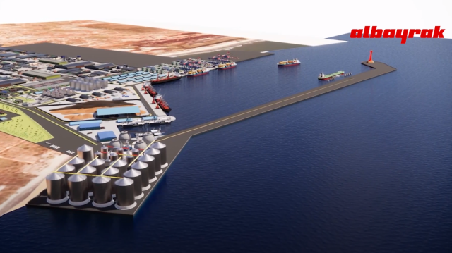 Albayrak Holding önerdiği yeni Gambiya Limanı.